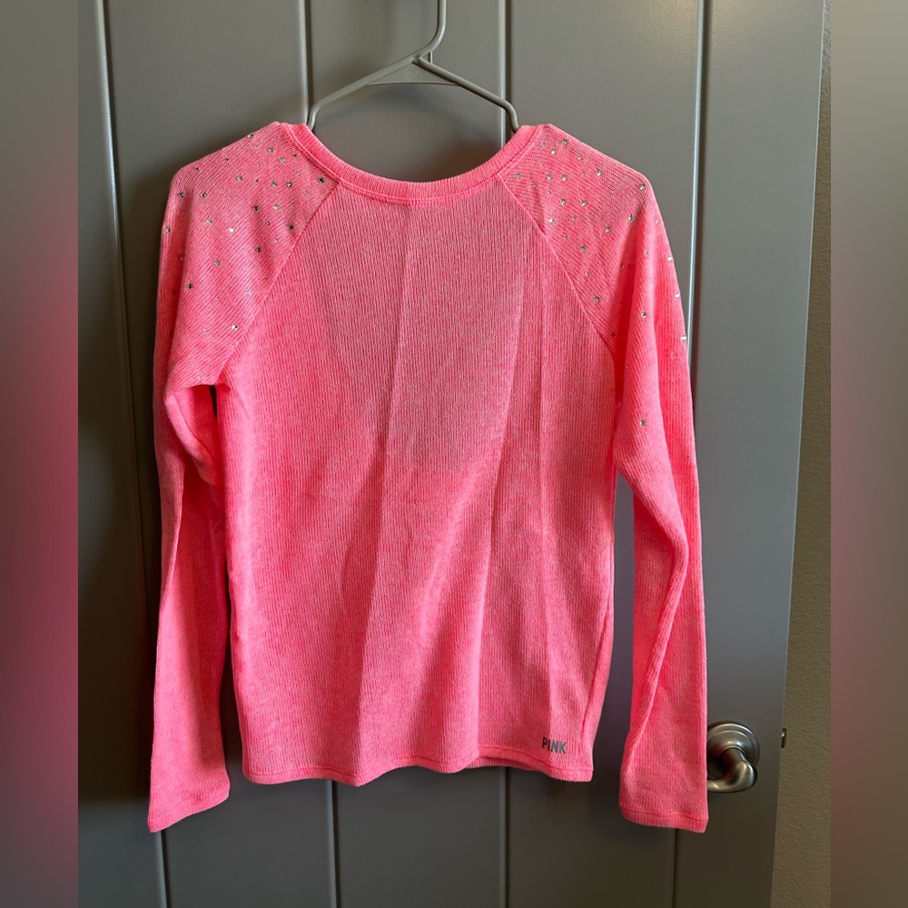 Cute NWT PINK rhinestone shirt: lightweight
